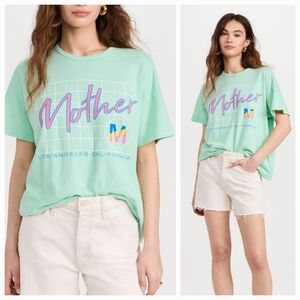 Mother The Big Deal Graphic Tee in Retro Mother - XS